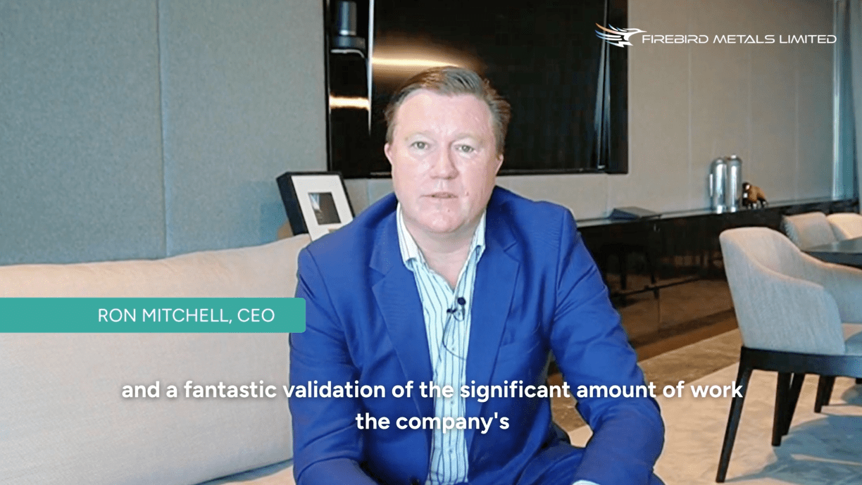 CEO Ron Mitchell on Firebird Metals’ A$2M Grant from ARENA